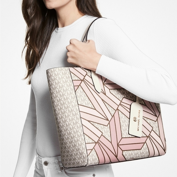 Michael kors Signature Sinclair East West Logo Large Tote Shoulder Bag - Picture 4 of 14